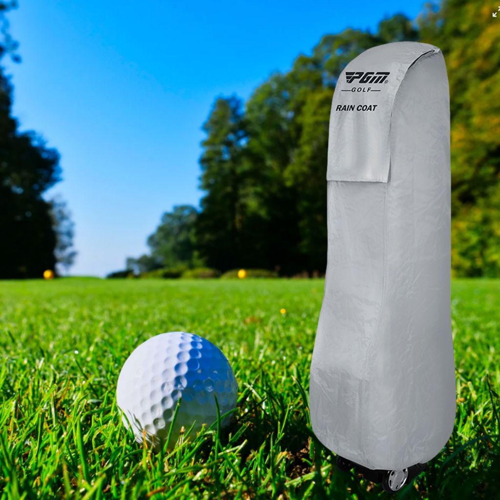 Golf Bag Rain Cover Waterproof Hood Protection Club Gray