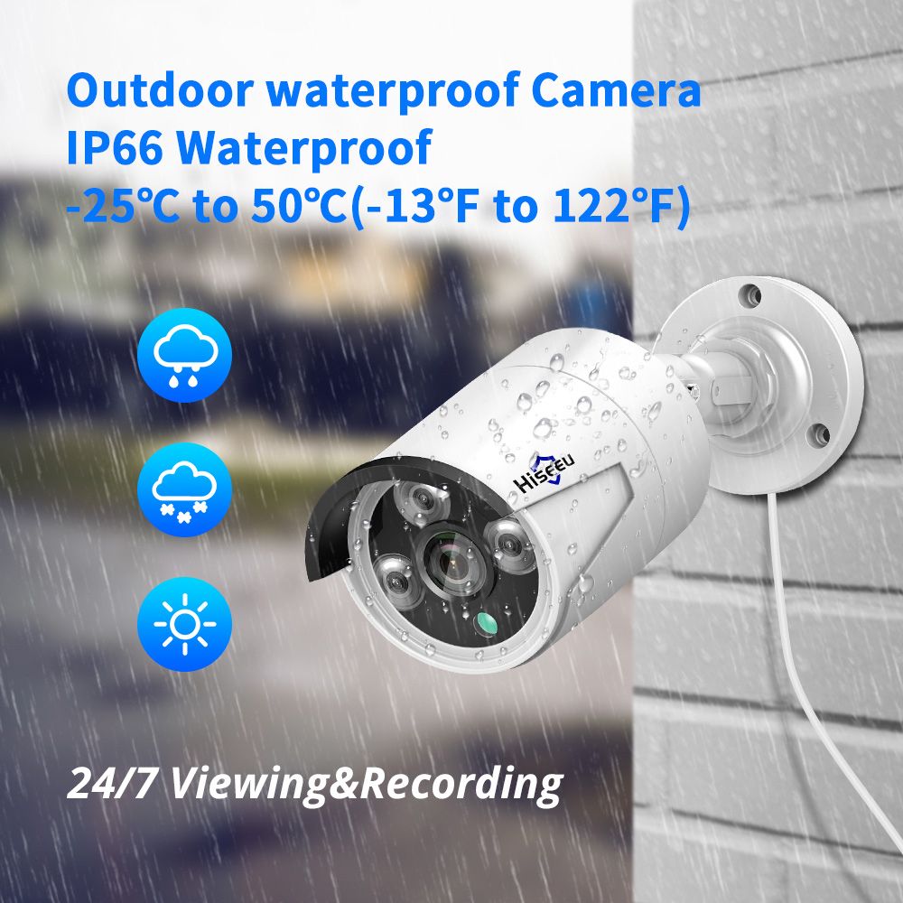 5MP Super High Definition POE Security Camera With Audio