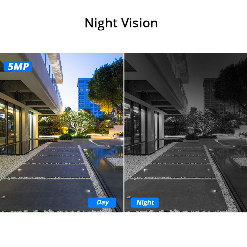 5MP Super High Definition POE Security Camera With Audio