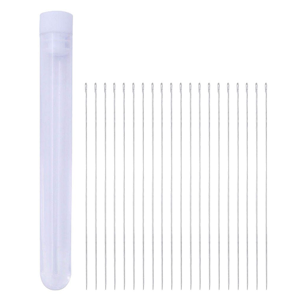 20x Beading Needles Jewelry Pins Threading Tools   20 Aiguilles