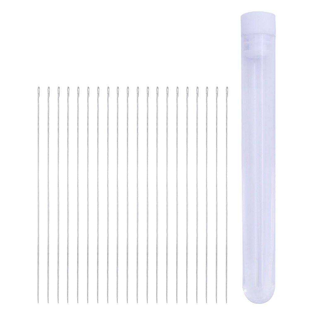 20x Beading Needles Jewelry Pins Threading Tools   20 Aiguilles