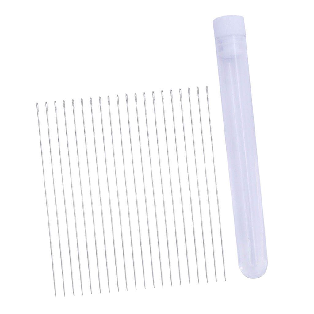 20x Beading Needles Jewelry Pins Threading Tools   20 Aiguilles