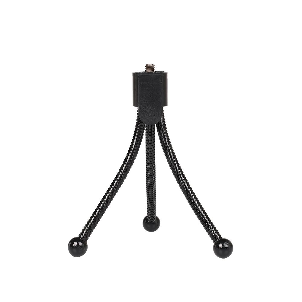 Mini Metal Desktop Tripod Mount With UNC1/4 Screw Interface, Max Load: 0.6kg