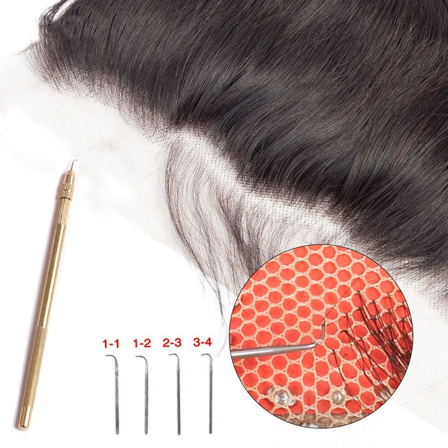 5Pcs Wig Hair Extension Hook Ventilating Needle