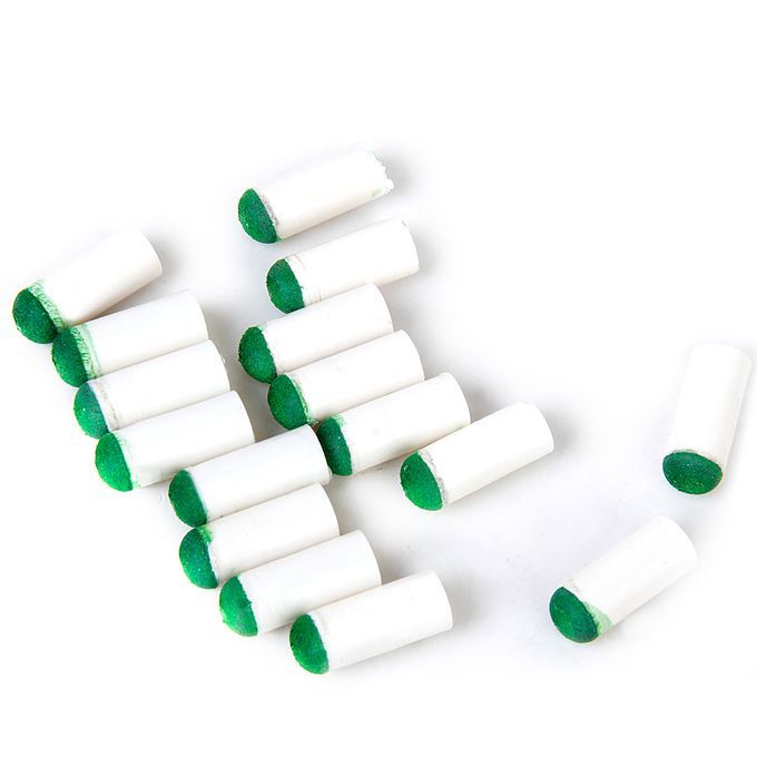 100pc 10mm PU Leather Push On Snooker Table Pool Billiard Stick Shaft
