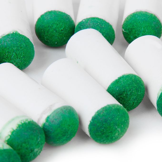 100pc 10mm PU Leather Push On Snooker Table Pool Billiard Stick Shaft