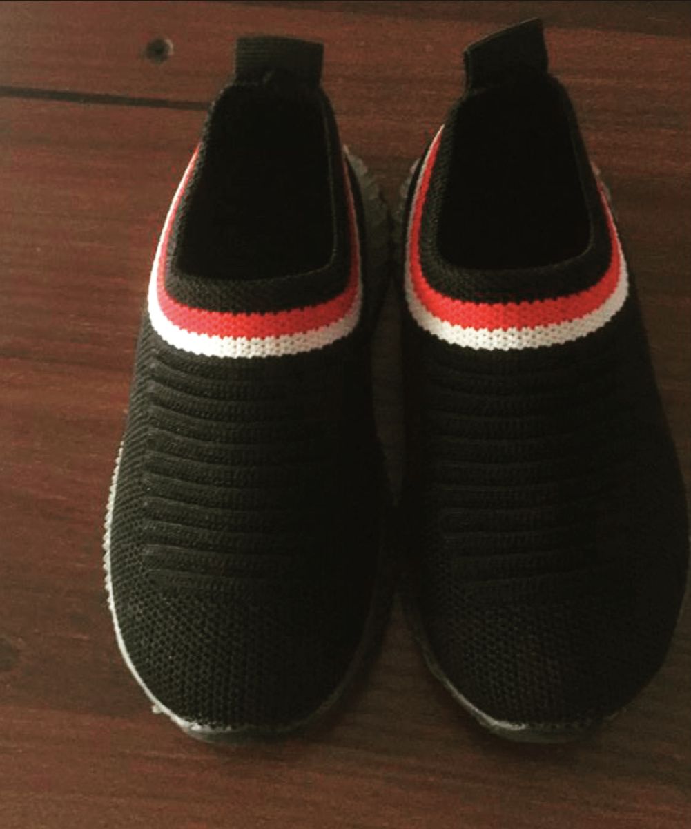Children's Sneakers Fly Woven Light Flashing Shoes
