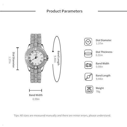 New Fashion Exquisite Full Diamond Women's Quartz Watch
