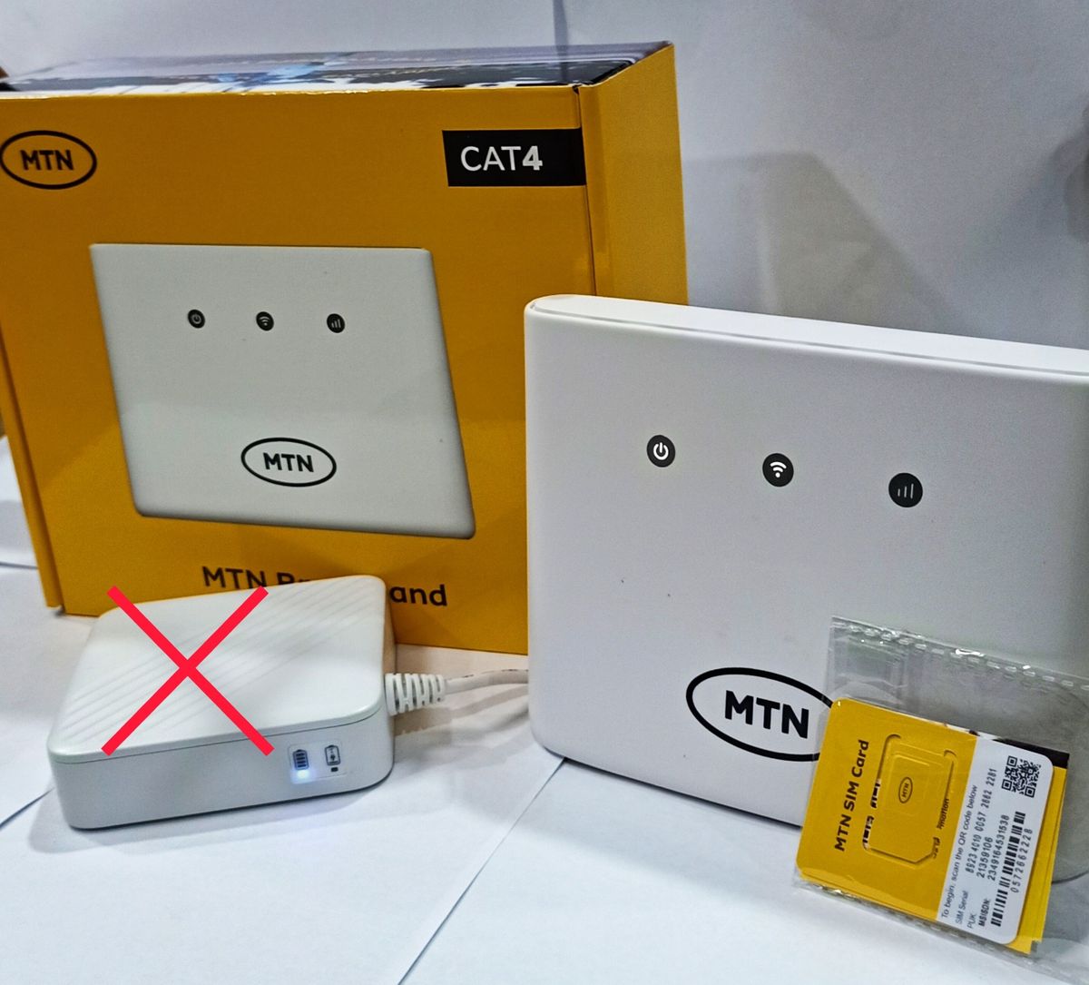Broadband CAT4 4G LTE Router MF293n+ Free 50GB Data Sim Card (NO POWERBANK)