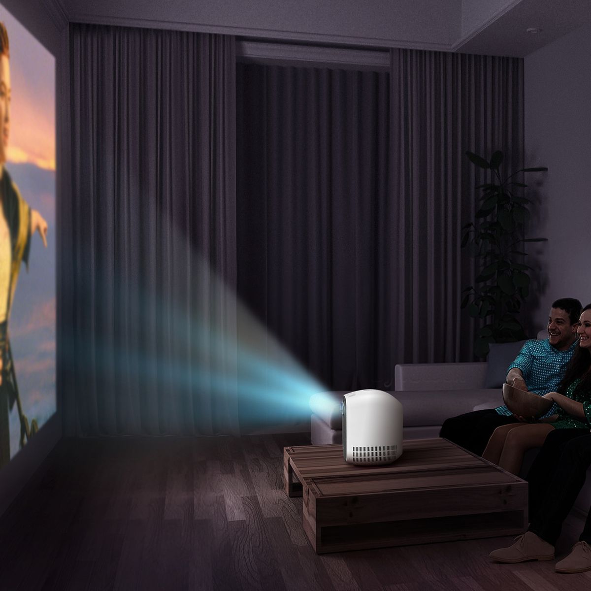 Projector D3000 Full HD Video Projector Support 1080P USB