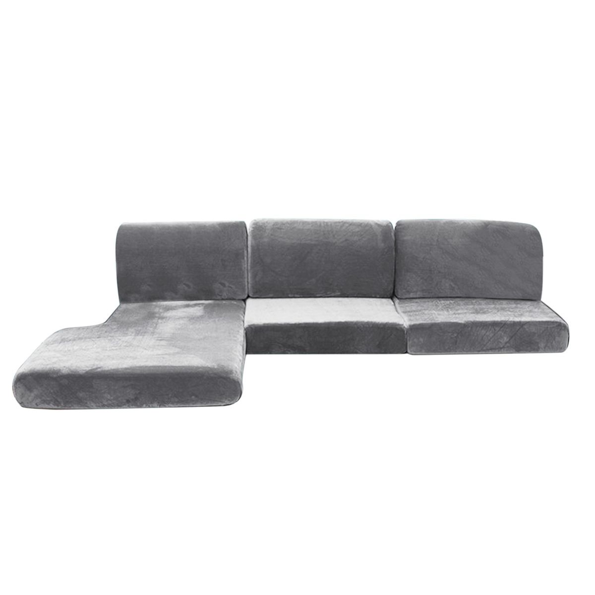 Silver Fox Velvet Couch Cover Cushion Cover All-inclusive Couch Cover Stretch Single Double Combination Couch Hat