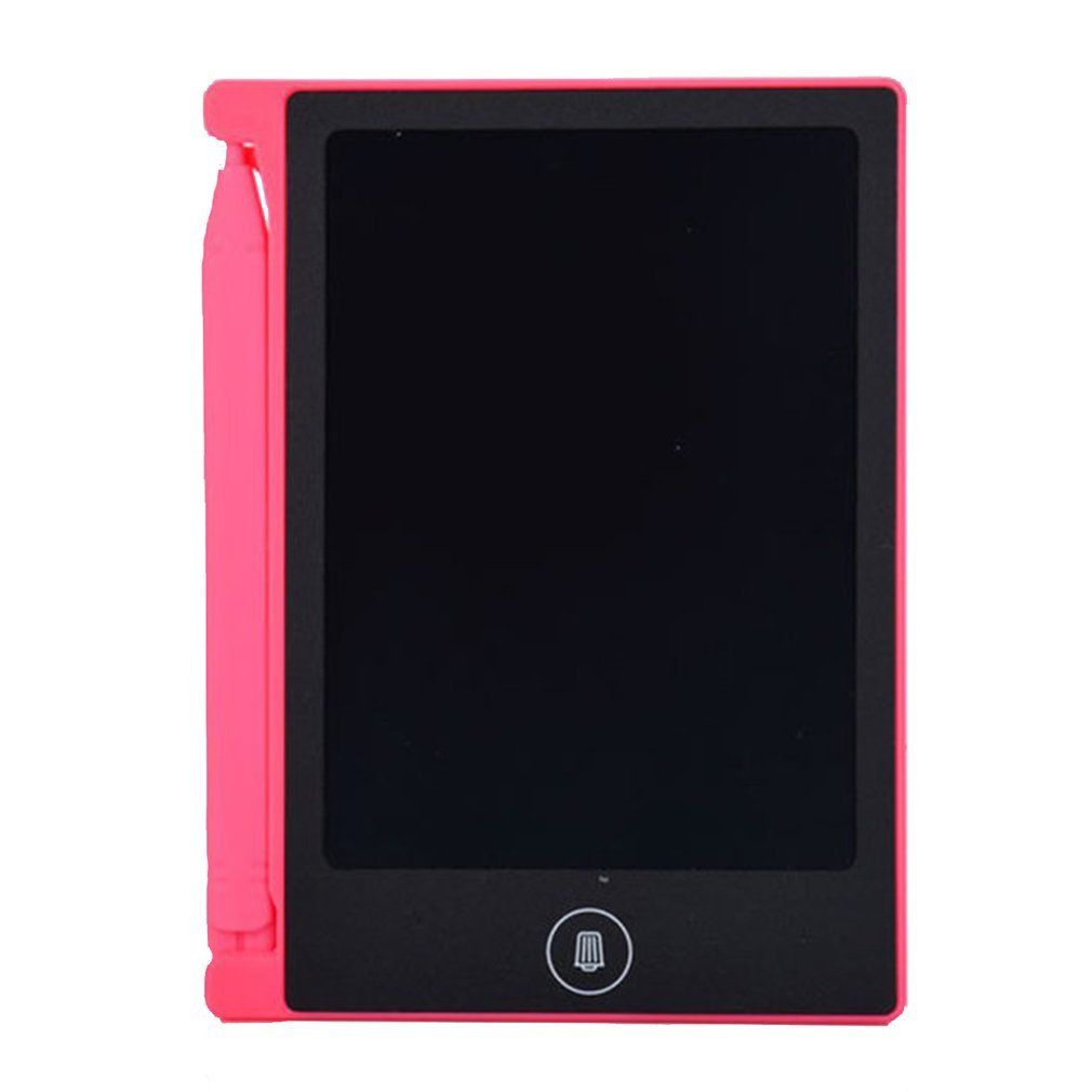 TA 4.4 Inch Writing Board Digital LCD Notepad Kids Drawing Office-Pink