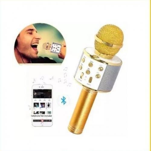 Rechargeable Microphone Bluetooth Speaker( BLACK COLOR