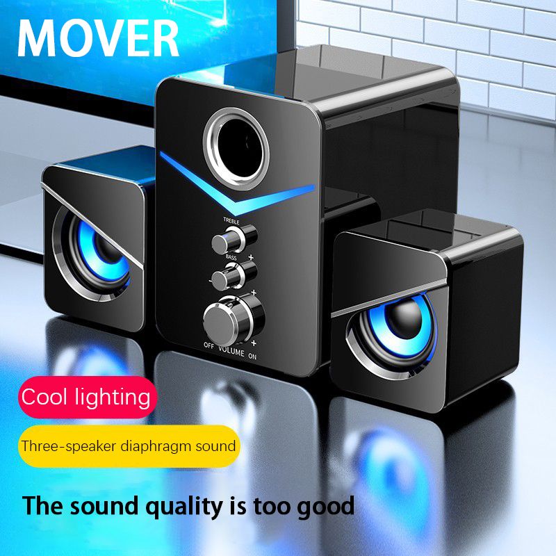 Home Theater System PC USB Wired BSubwoofer Bluetooth Speaker Computer Speakers Music Boombox Desktop Laptop TV
