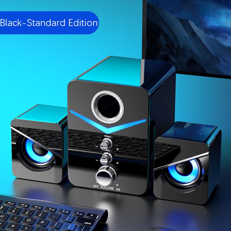 Home Theater System PC USB Wired BSubwoofer Bluetooth Speaker Computer Speakers Music Boombox Desktop Laptop TV