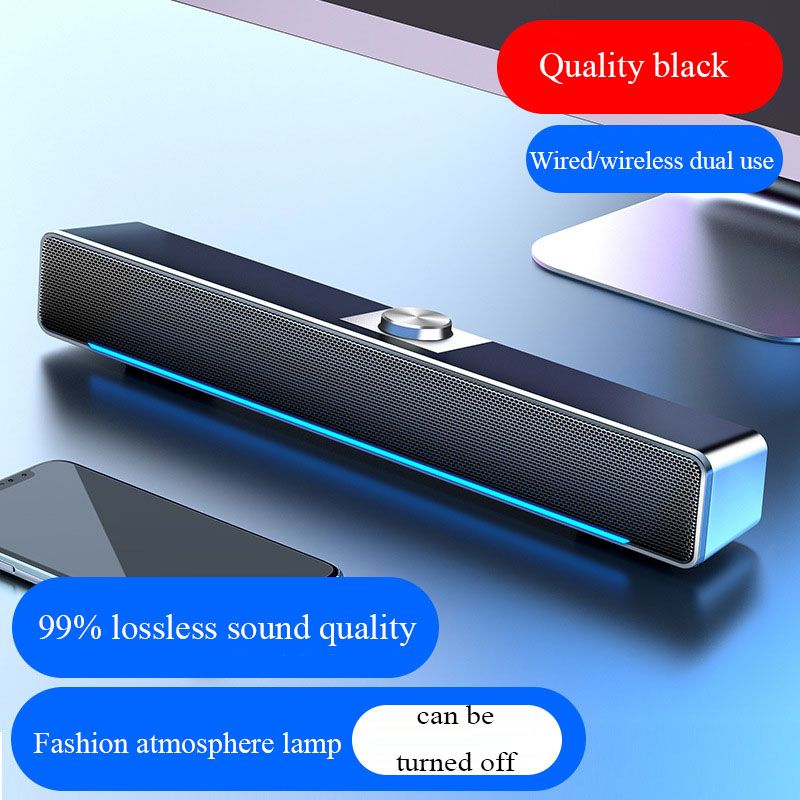 MC V196 Bluetooth Shower Speaker Mini Portable Computer Speakers With Computer Audio Home Desktop Bedroom Speaker