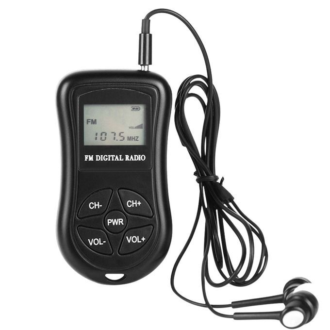 KDKA-600 Mini FM Stereo Radio Portable Digital DSP Receiver