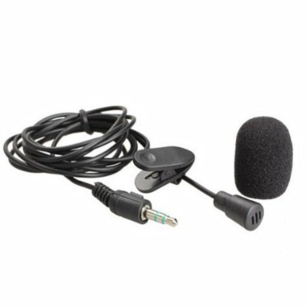 3.5mm Wired Lapel Clip Omnidirectional Microphone Lavalier-