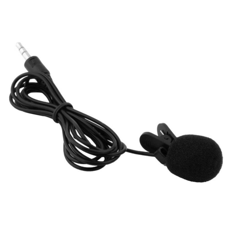 3.5mm Wired Lapel Clip Omnidirectional Microphone Lavalier-