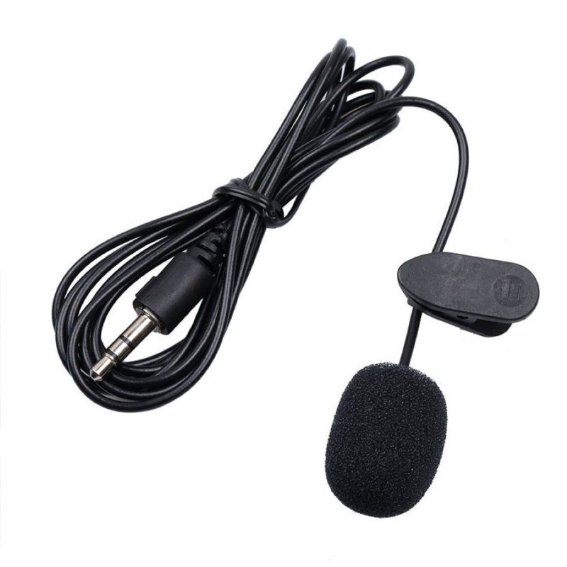 3.5mm Wired Lapel Clip Omnidirectional Microphone Lavalier-