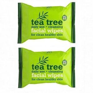 Makeup Removal Facial Wipes With Tea Tree Oil× 2Pcs