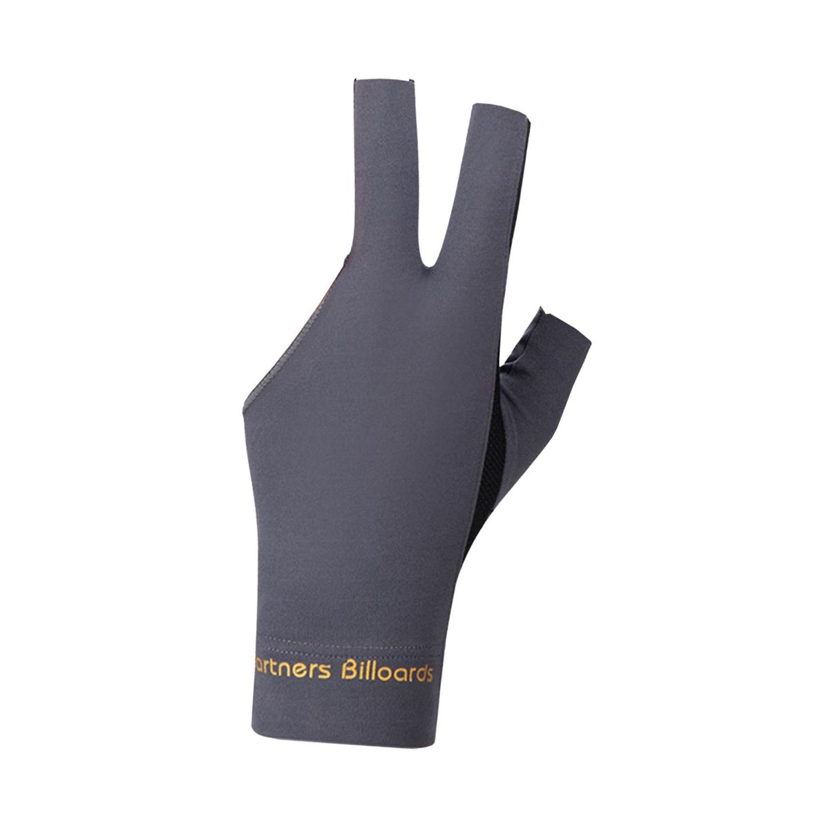 3 Fingers Billiard Gloves Left Hand Anti Slip Gray
