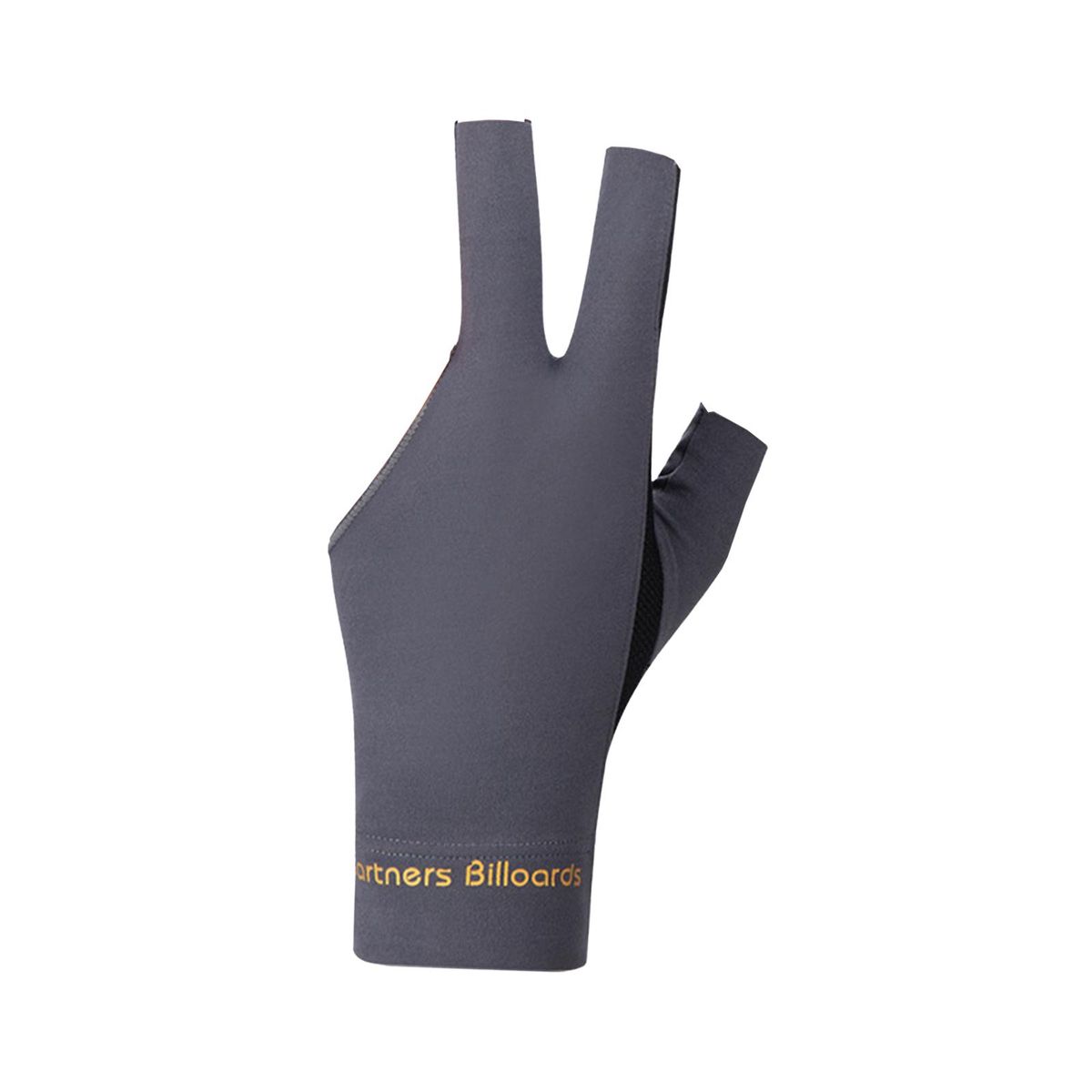 3 Fingers Billiard Gloves Left Hand Anti Slip Gray