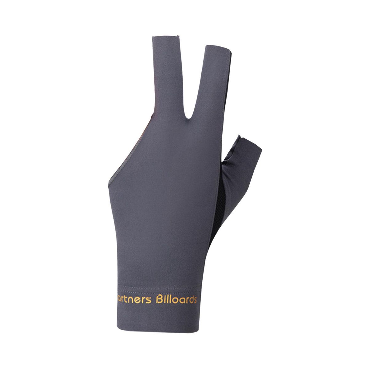 3 Fingers Billiard Gloves Left Hand Anti Slip Gray