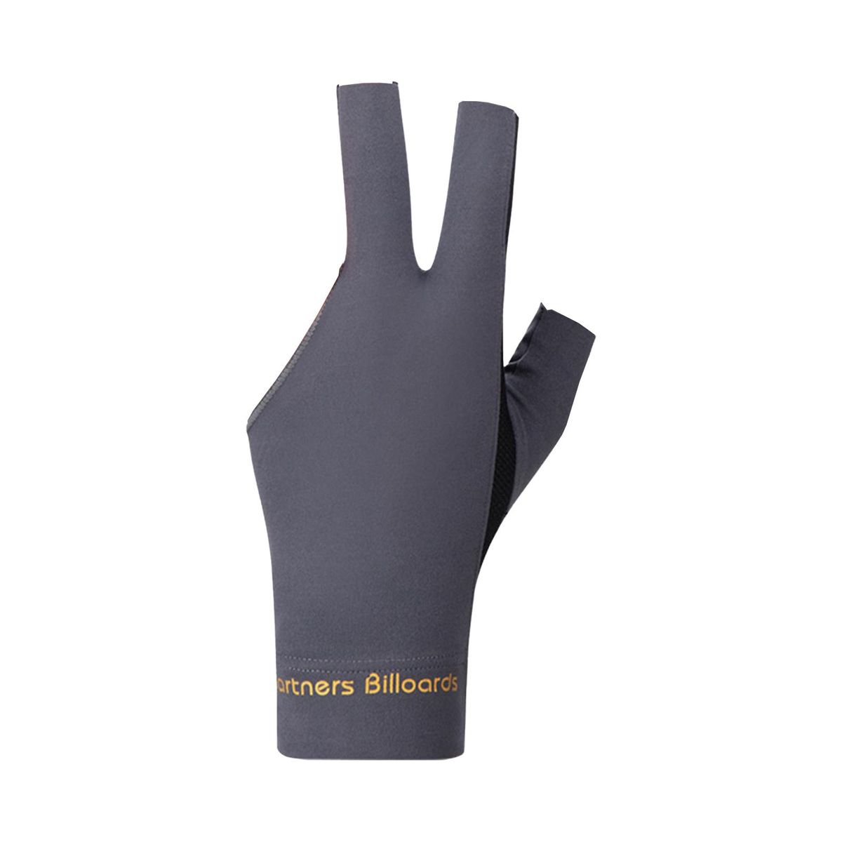 3 Fingers Billiard Gloves Left Hand Anti Slip Gray