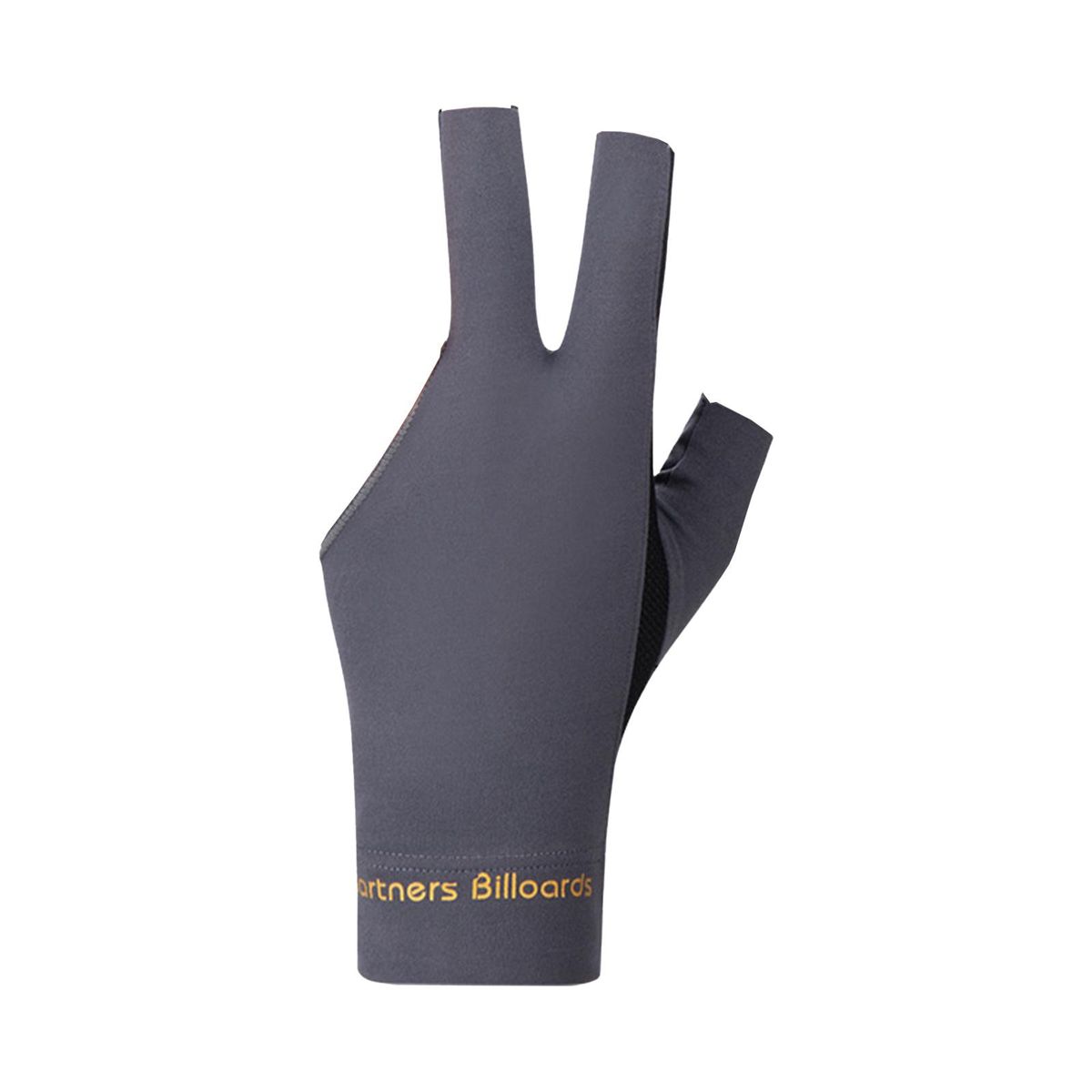 3 Fingers Billiard Gloves Left Hand Anti Slip Gray