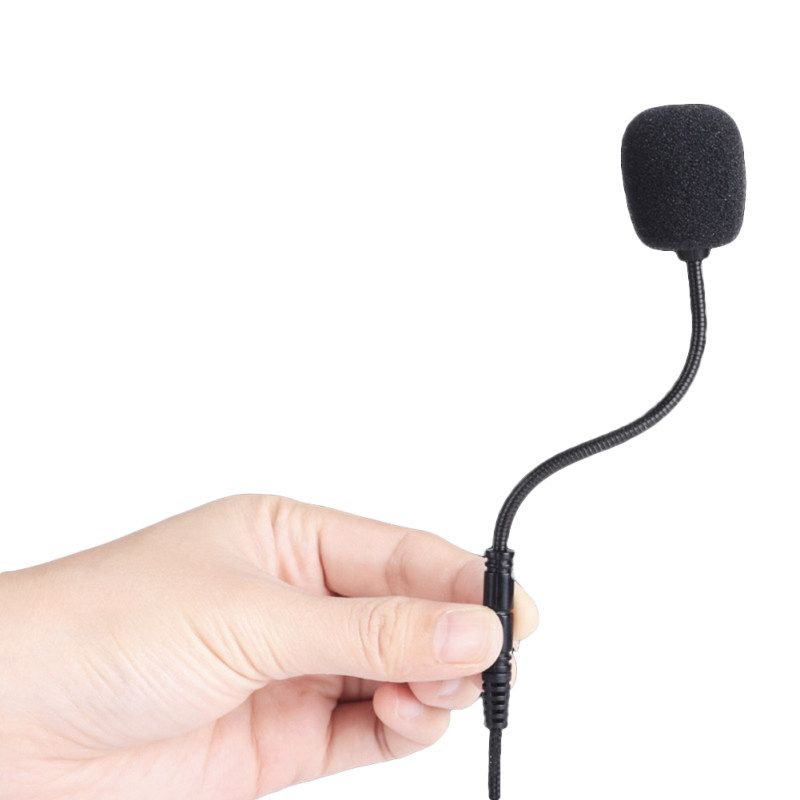 Clip On Lapel Microphone Handsfree Wired Capacitive Mini-