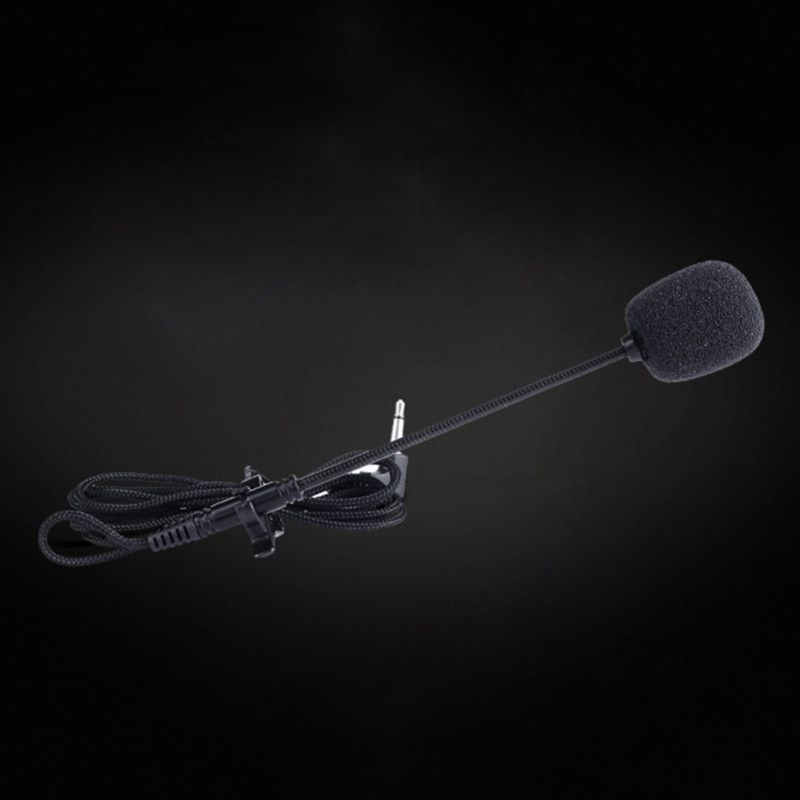 Clip On Lapel Microphone Handsfree Wired Capacitive Mini-