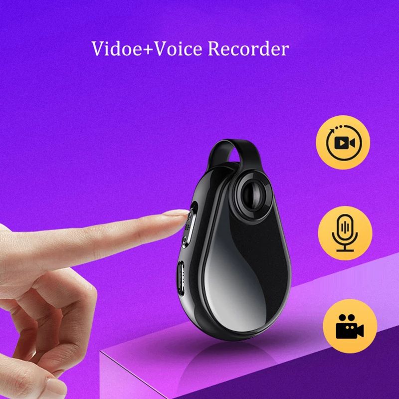 Digtal Video Voice Recorder Small Micro Cam Secret 1080P Mini Camera Wearable Cam Sport Clip