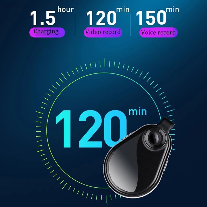 Digtal Video Voice Recorder Small Micro Cam Secret 1080P Mini Camera Wearable Cam Sport Clip