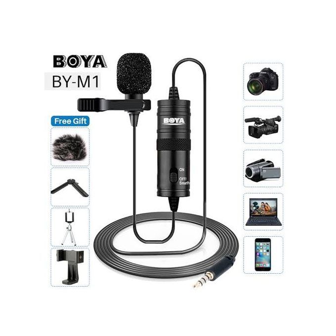 BY-M1 Omni-Directional Lavalier Microphone Single