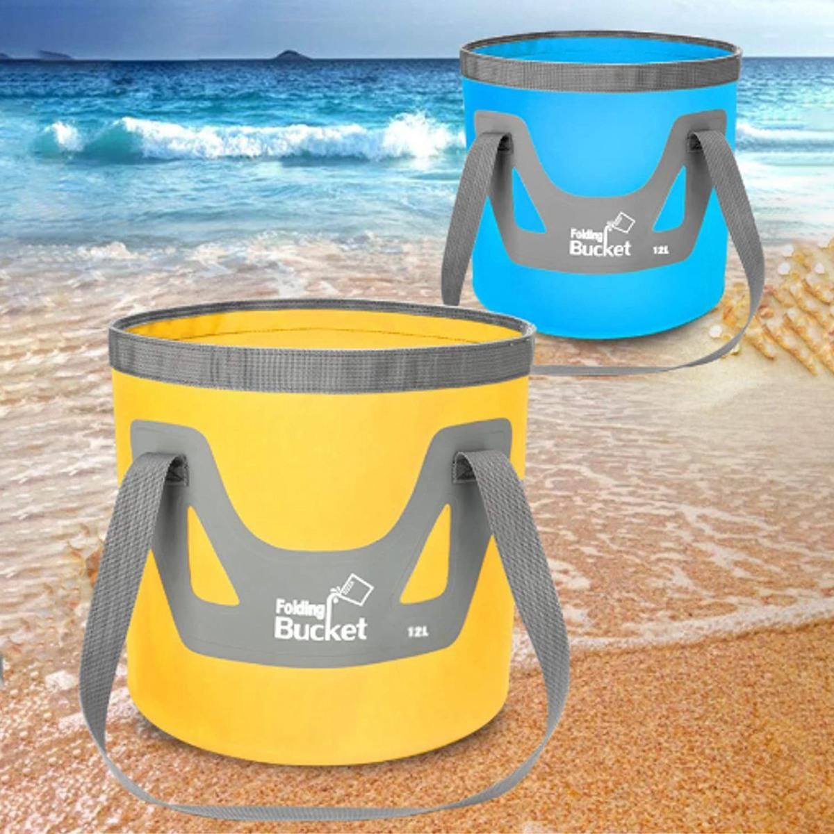 12L Collapsible Bucket Upgrade Water Container Camping