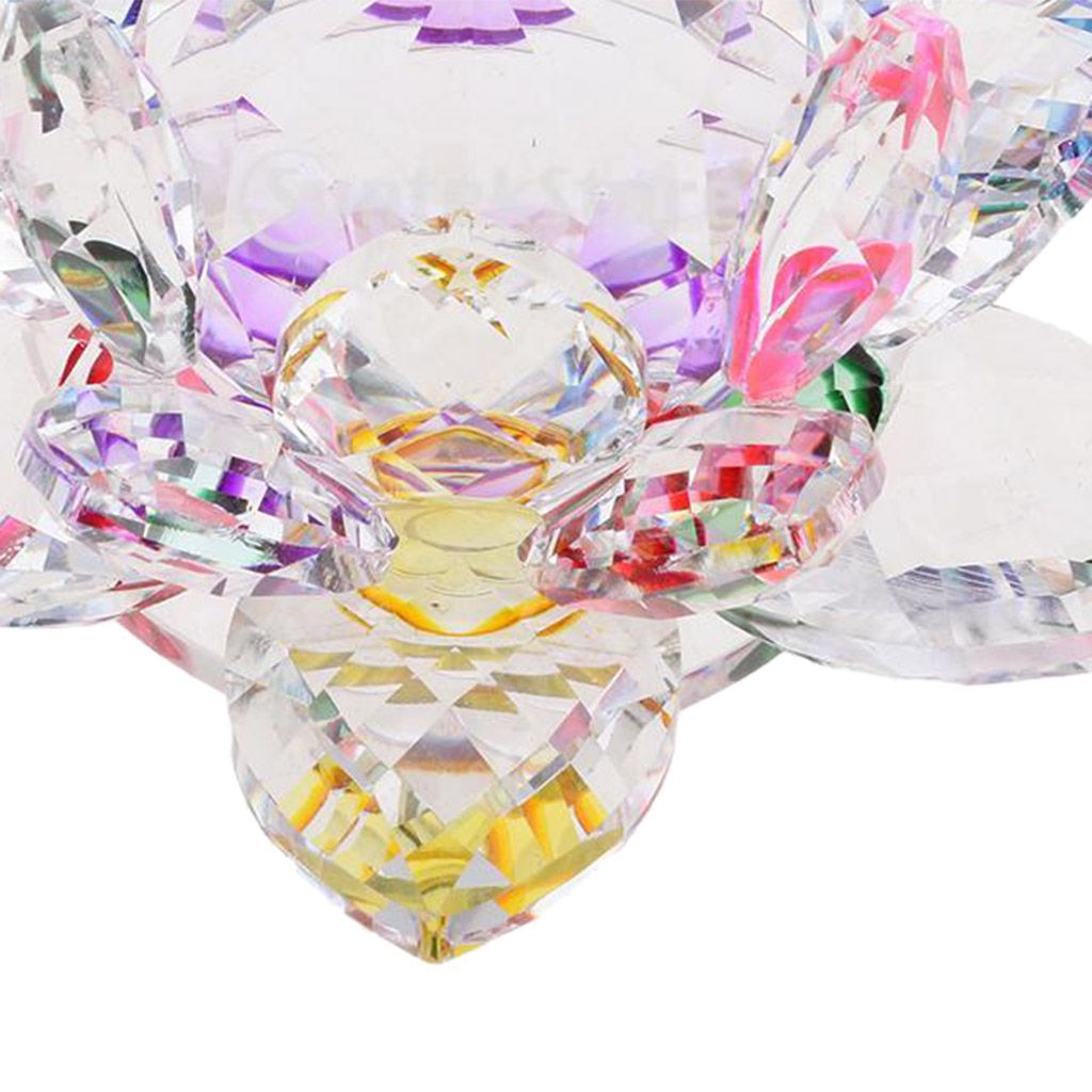 Crystal Figurine Collectibles Lotus Flower