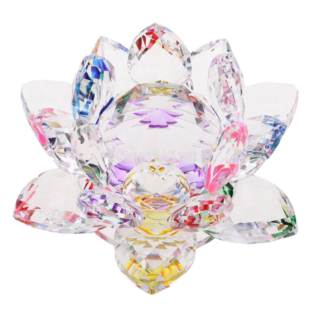 Crystal Figurine Collectibles Lotus Flower