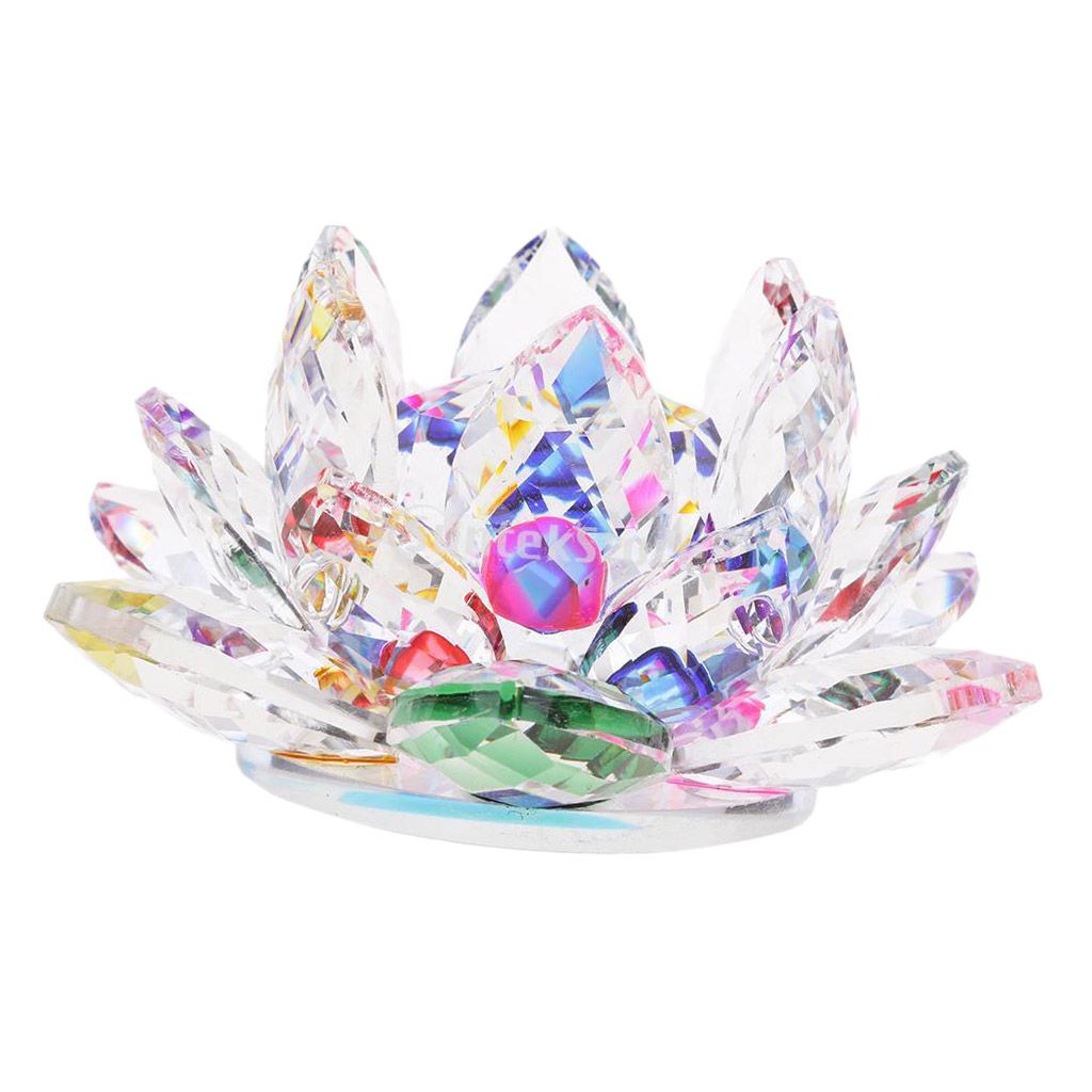 Crystal Figurine Collectibles Lotus Flower