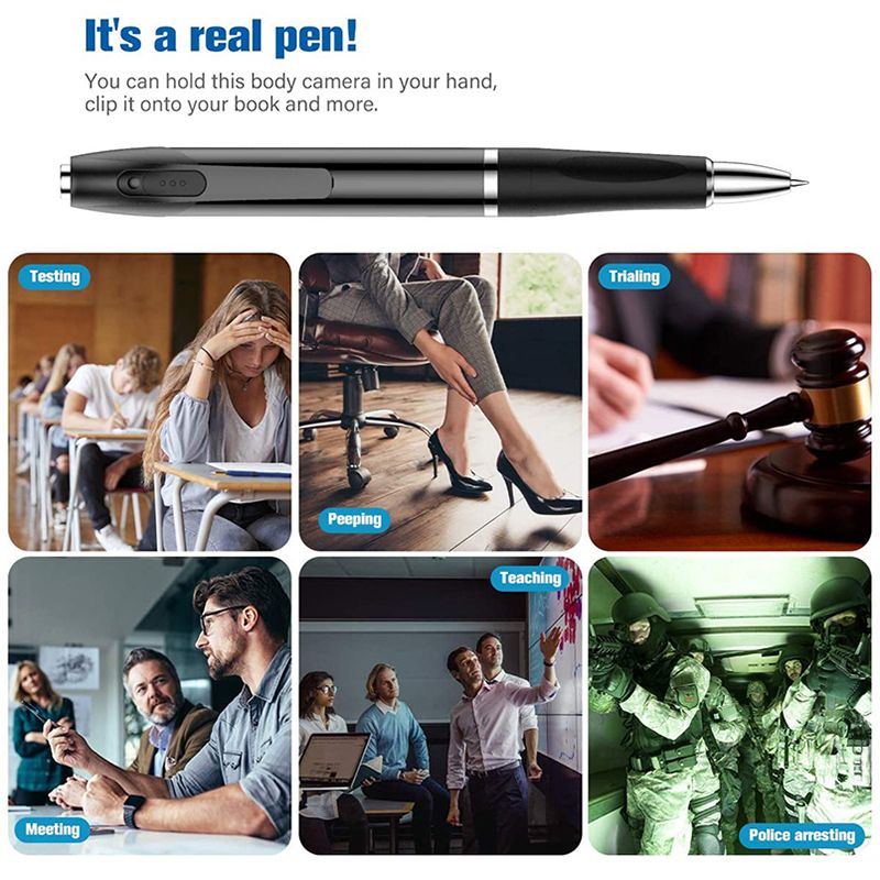 Pen Digtal Voice Recorder & Mini Camera Oculta Professinal Dictaphone Ea Support 8gb-128gb Micro SD
