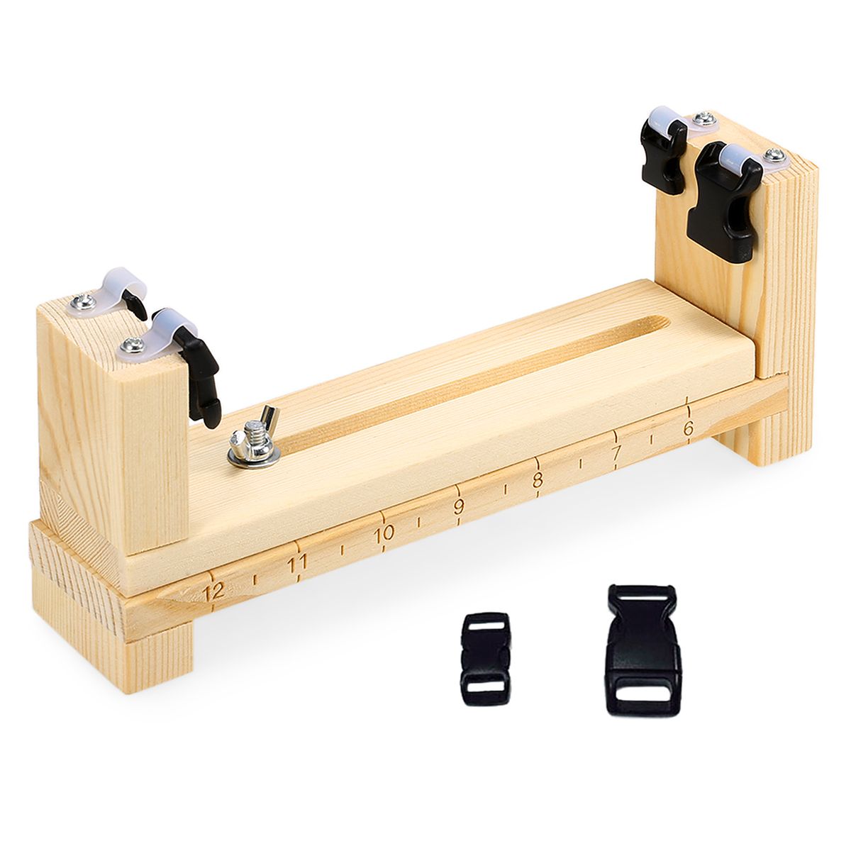 Wood Bracelet Jig Tool Survival Wristband Knitting Tool DIY
