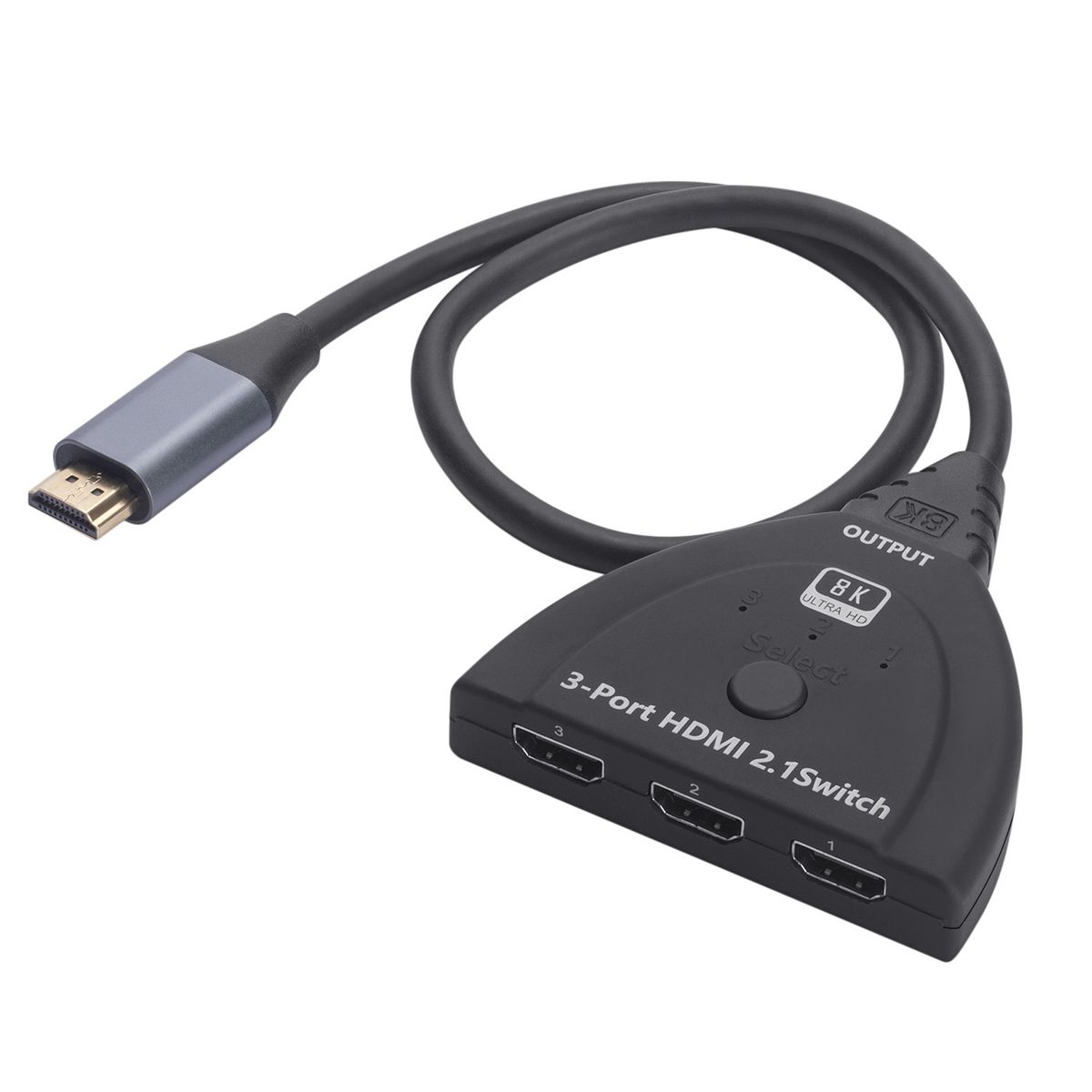 8K HDMI-compatible 2.1 Switch 3 Port HDMI-compatible Switche