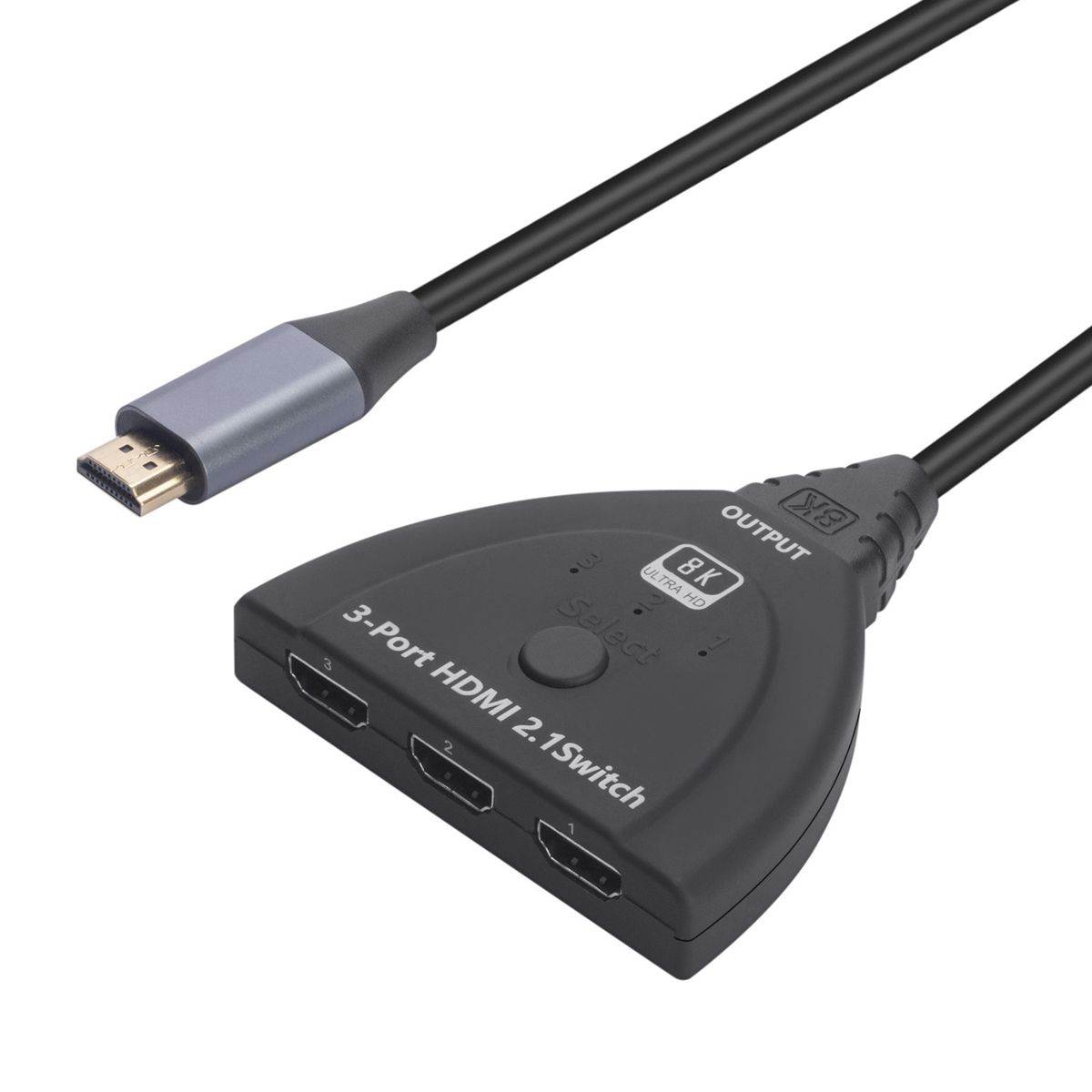 8K HDMI-compatible 2.1 Switch 3 Port HDMI-compatible Switche