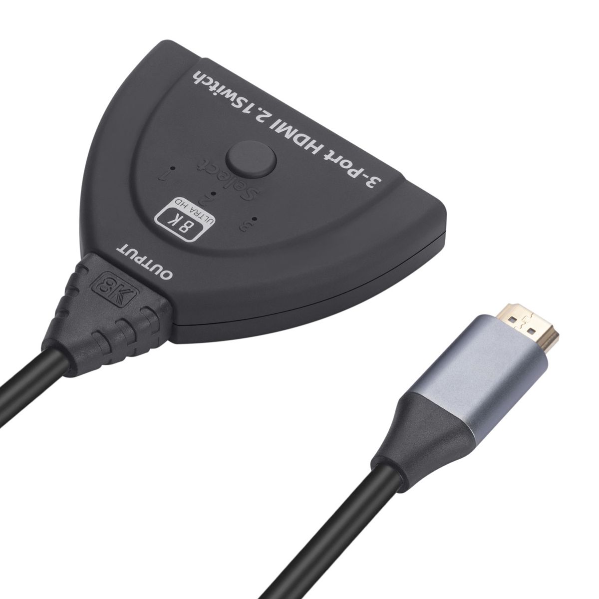 8K HDMI-compatible 2.1 Switch 3 Port HDMI-compatible Switche