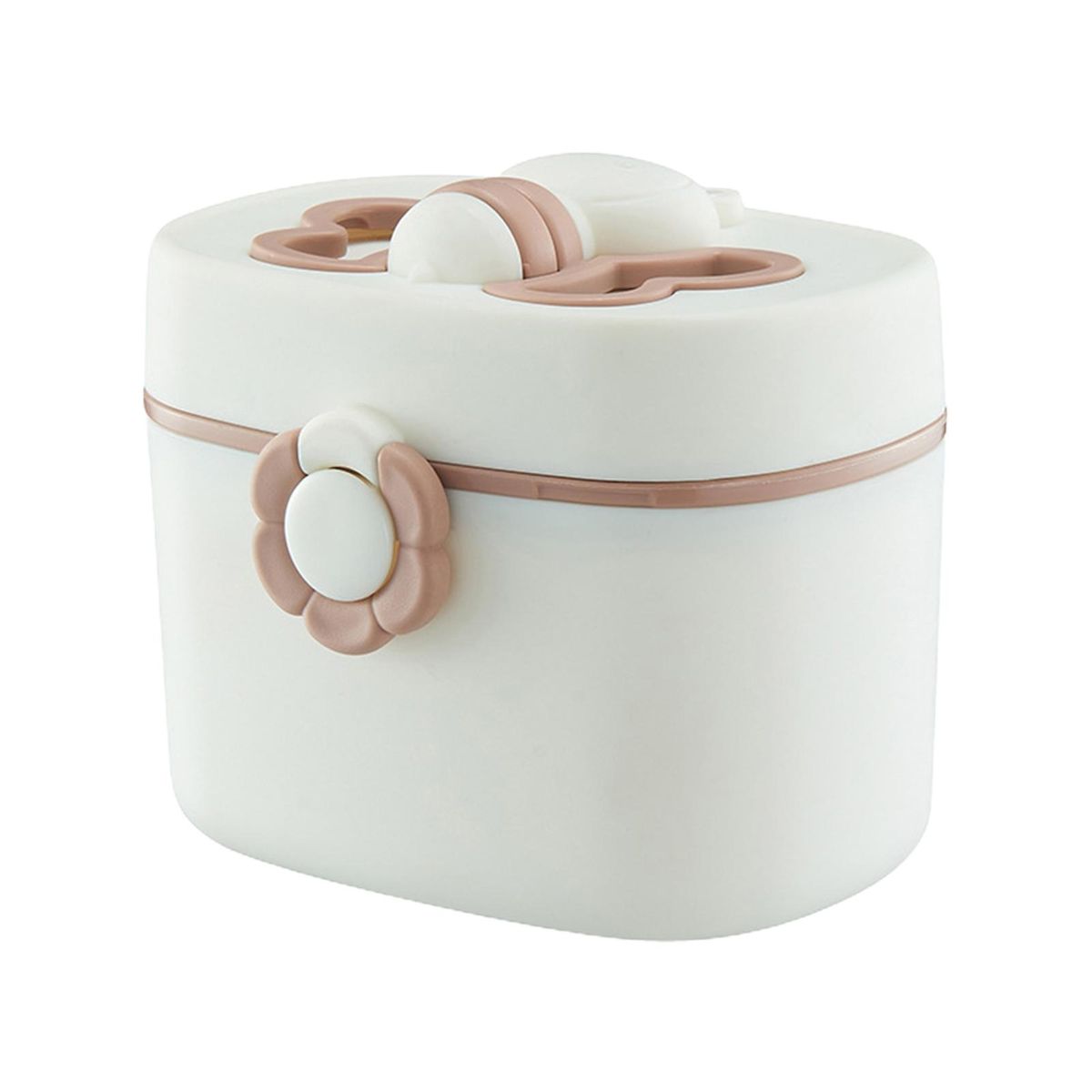 Baby Snack Cup Children Cartoon Milk Powder Box White