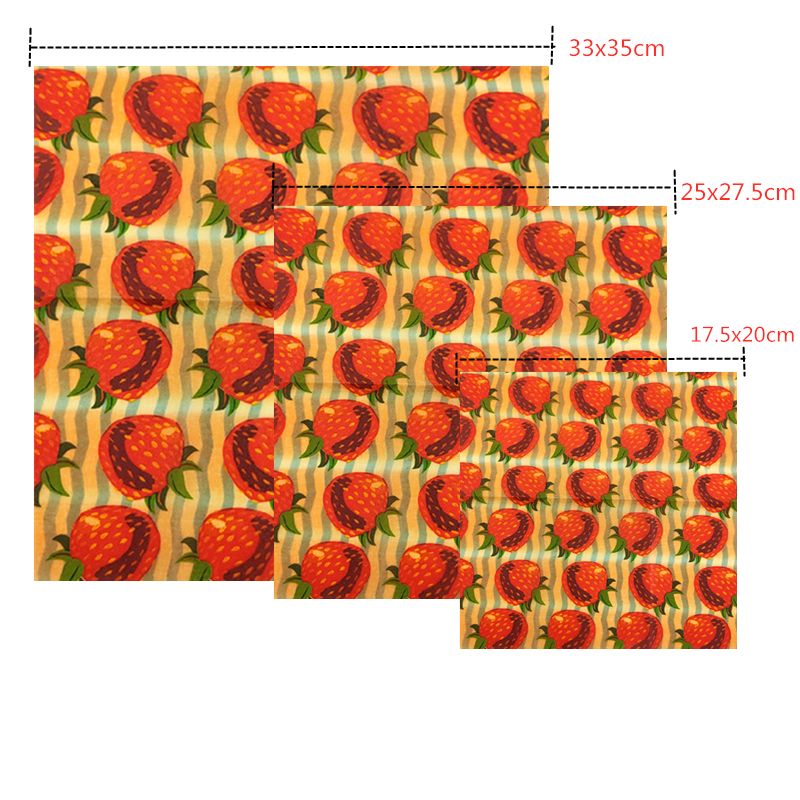 Eco-Friendly Reusable Food Storage Organic Beeswax Wrap Cling Zero Waste Storage Wrap Sustainable Cheese Food Wrapping Paper-AA