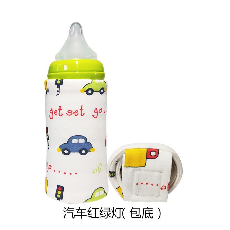 USB baby bottle insulation bag bag bottom temperature milk bag constant warm milk bag portable outdoor baby bottle heating bag foreign trade Car traffic lights - bottom of the package