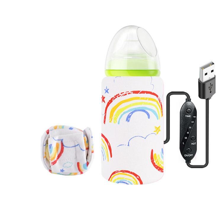 USB baby bottle insulation bag bag bottom temperature milk bag constant warm milk bag portable outdoor baby bottle heating bag foreign trade Car traffic lights - bottom of the package
