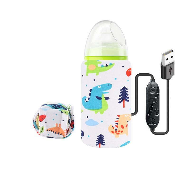 USB baby bottle insulation bag bag bottom temperature milk bag constant warm milk bag portable outdoor baby bottle heating bag foreign trade Car traffic lights - bottom of the package