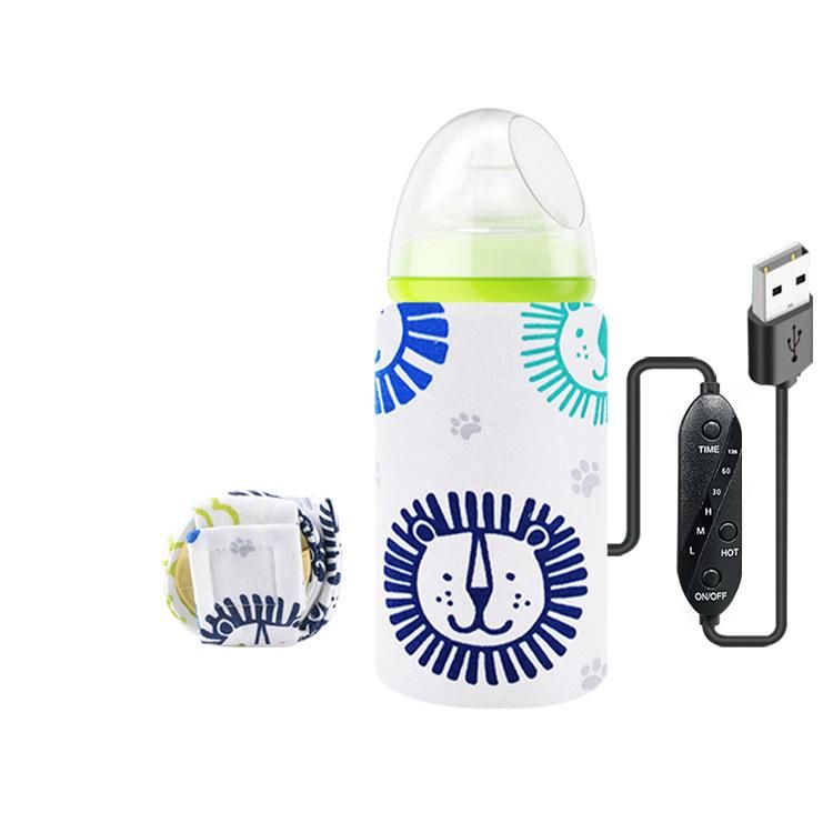 USB baby bottle insulation bag bag bottom temperature milk bag constant warm milk bag portable outdoor baby bottle heating bag foreign trade Car traffic lights - bottom of the package